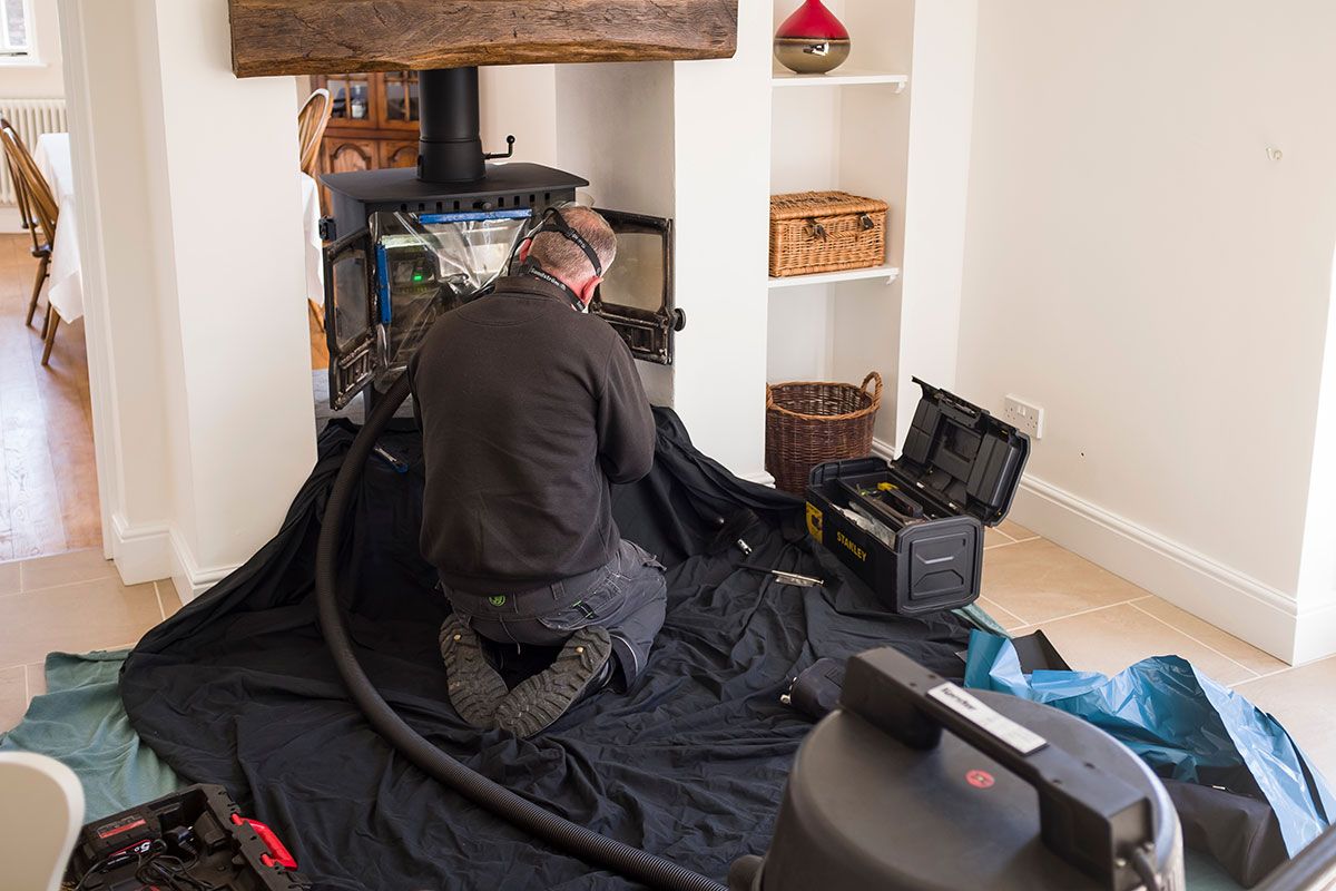Infinity ProServ's team can provide professional chimney sweeping services to keep your fireplace and home safe
