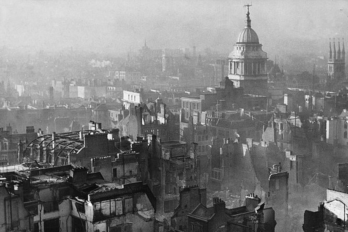 Following the Blitz, many cities across the UK were damaged beyond recognition. Construction trades were run wragged trying to rebuild homes and businesses, allowing Britan to 'Keep calm and carry on'.