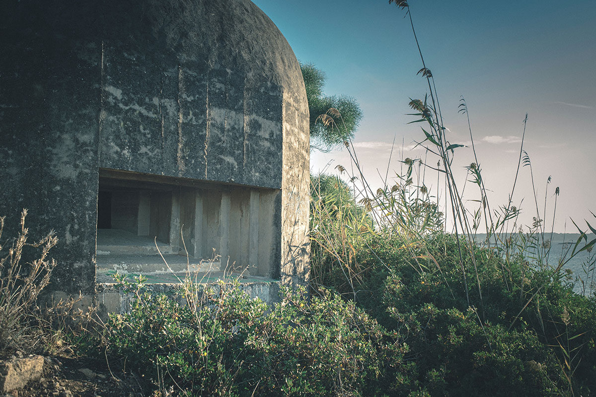 The UK defensive construction effort in World War 2, was monumental, including thousands of concrete pillboxes, many of which remain today.